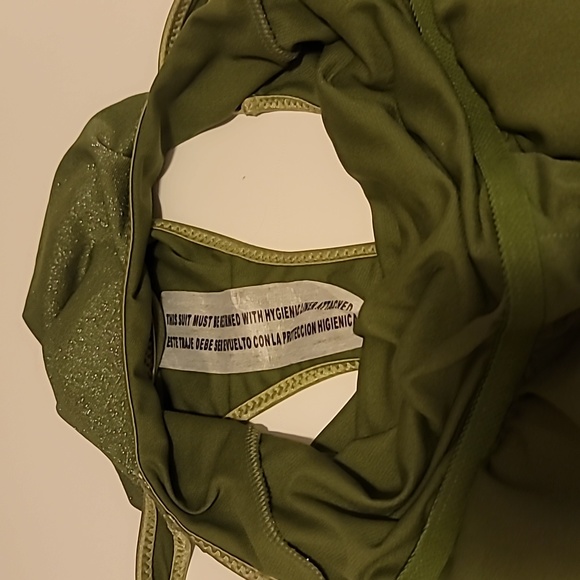 NWT Fe Noel X Target Dark Olive Metallic Swimsuit + NWT The Day Fashion Sunglass - Picture 14 of 16